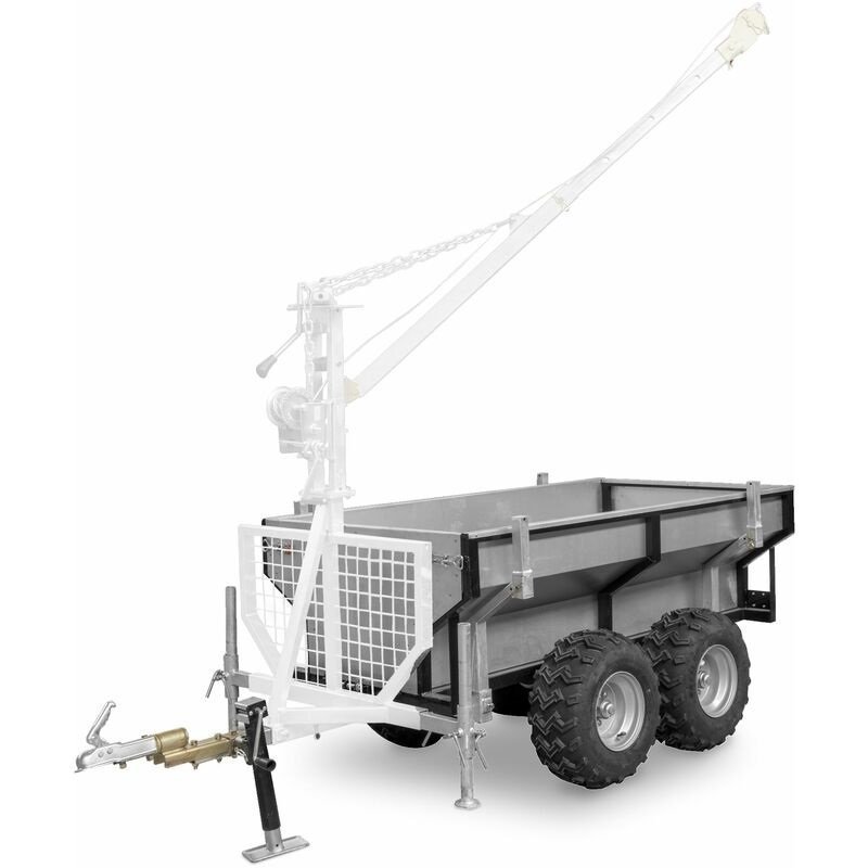 Remorque 1000Kg + Benne Galvanisée Mw-Tools Ahr1000G
