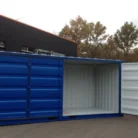 Container-20-pieds-portes-laterales-ouverture-complete-open-side-bleu-RAL-5010