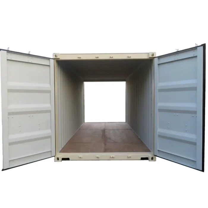 Container-maritime-20-pieds-dry-double-portes-double-door-vue-Face