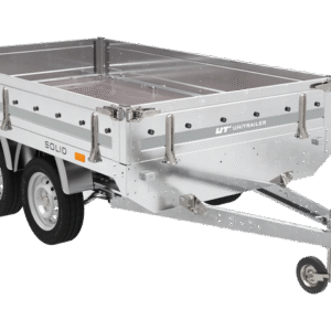 Remorque 2 Essieux 254x151 + Roues Unitrailer Solid 250/2 Dmc 750 Kg